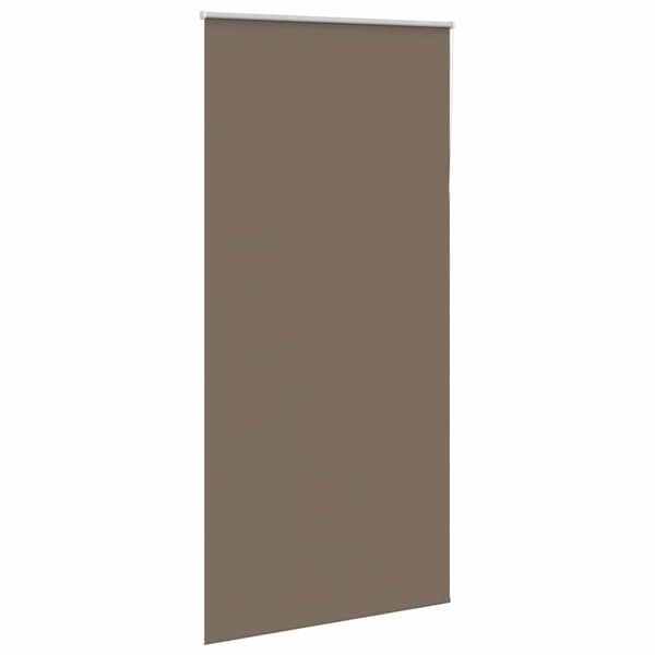 vidaXL Estor Enrollable Opaco Color Caf&eacute; 105x210cm Tela Ancho 100,7cm