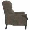 vidaXL sillón Gris oscuro 76 x 94 x 102 cm Cuero sintético