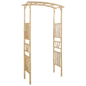 vidaXL Arco de jard&iacute;n Natural 110 x 40 x 205 cm Bamb&uacute;