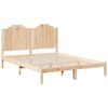 vidaXL Cama extralarga sin colch&oacute;n madera maciza 140x210 cm