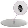 vidaXL Cabezal ducha redondo efecto lluvia acero inoxidable 304 50 cm