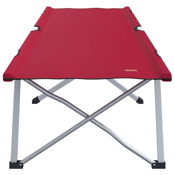 vidaXL Cama de Camping Plegable Rojo 62 x 194 x 42 cm Tela Oxford