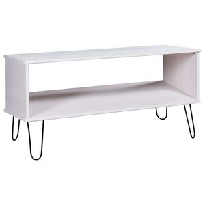vidaXL Mesa de centro New York madera maciza pino blanca