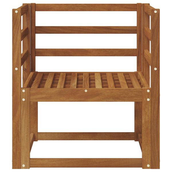 vidaXL Sof&aacute; de exterior Madera de Acacia S&oacute;lida Natural