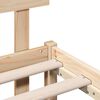 vidaXL Estructura de cama Marr&oacute;n 100 x 200 cm Madera maciza de Pino