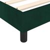 vidaXL Cama box spring con colch&oacute;n terciopelo verde oscuro 90x200 cm