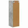 vidaXL Mueble de TV Montado en la Pared 2 pcs Concreto