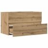 vidaXL Armario pared ba&ntilde;o madera ingenier&iacute;a artisian 80x38,5x45 cm