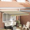 vidaXL Toldo Retr&aacute;ctil Multicolor 350 x 250 cm Poli&eacute;ster y Aluminio