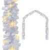 vidaXL Guirnalda de Navidad con luces LED blanco 20 m