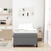 vidaXL Cama tipo Box Spring Gris Claro 90 x 200 cm Tela de Pana
