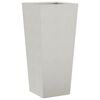 vidaXL Jardinera de acero inoxidable 35x35x75 cm