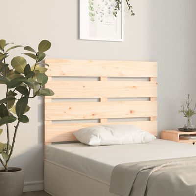 vidaXL Cabecero de cama madera maciza de pino 100x3x80 cm
