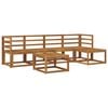 vidaXL Conjunto de sof&aacute;s de exterior 6 pcs Natural
