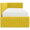 vidaXL Estructura de Cama Esquina con Colch&oacute;n 2 pcs Amarillo