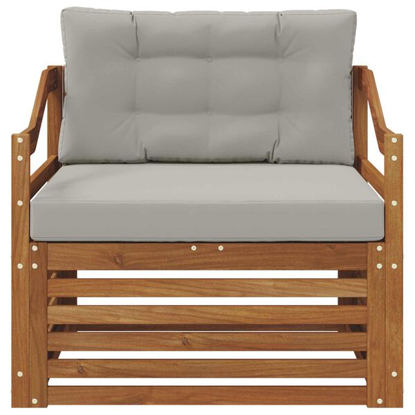 vidaXL Conjunto de sof&aacute;s de exterior Madera de Acacia S&oacute;lida Natural