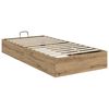 vidaXL Estructura de Cama Ottoman Roble artesanal 100 x 200 cm
