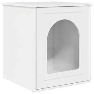 vidaXL Casa para Gatos Brillante 53 x 52 x 62 cm Madera de ingenier&iacute;a