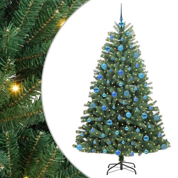 vidaXL &Aacute;rbol de Navidad artificial con ramas articuladas Verde 180 cm