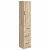 vidaXL Juego de armarios 2 uds. 33 x 34,5 x 87 cm Madera de ingenier&iacute;a