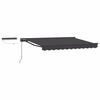 vidaXL Toldo Retr&aacute;ctil El&eacute;ctrico Antracita y Gris 3,5 x 2,5 m