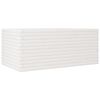 vidaXL Jardinera de madera maciza de pino blanco 110x60x46 cm