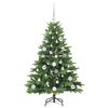 vidaXL Árbol de Navidad artificial con 150 LED Verde 120 cm PE y PVC