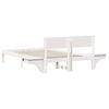 vidaXL Estructura de cama 140 x 190 cm Madera de pino macizo
