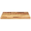 vidaXL Tablero de mesa cuadrado madera maciza rugosa mango 60x50x3,8cm
