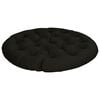 vidaXL Coj&iacute;n para Silla Papasan VIANEN 100% Poli&eacute;ster Negro