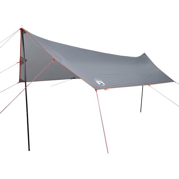 vidaXL Lona de camping impermeable naranja 460x305x210 cm