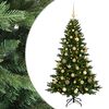 vidaXL &Aacute;rbol de Navidad artificial con bolas 120 cm 150 LED