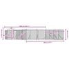 vidaXL Perrera de exterior con techo acero galvanizado plata 10x8x2,5m