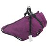 vidaXL Abrigo para Perros Morado L44 Vell&oacute;n y poli&eacute;ster
