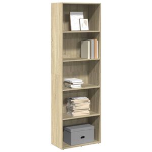 vidaXL Estanter&iacute;a de madera de ingenier&iacute;a roble Sonoma 60x30x189 cm