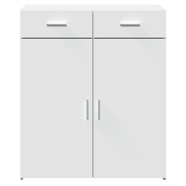 vidaXL Aparador madera de ingeniería blanco 80x42,5x93 cm