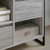 vidaXL Gabinete de TV con caj&oacute;n Gris Sonoma 100 x 36 x 49,5 cm