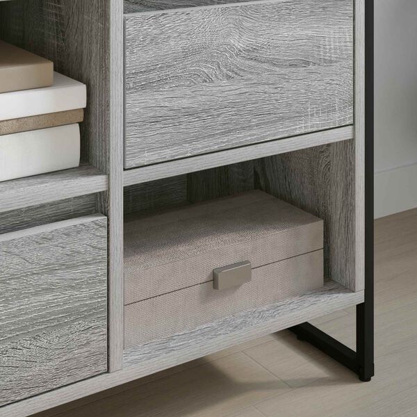 vidaXL Gabinete de TV con caj&oacute;n Gris Sonoma 100 x 36 x 49,5 cm
