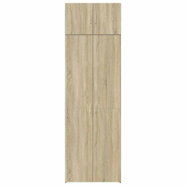 vidaXL Armario de madera de ingenier&iacute;a roble Sonoma 70x42,5x225 cm