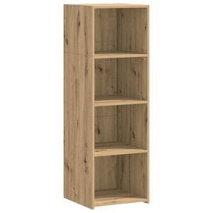 vidaXL Aparador alto Roble artisan 40 x 41 x 124 cm