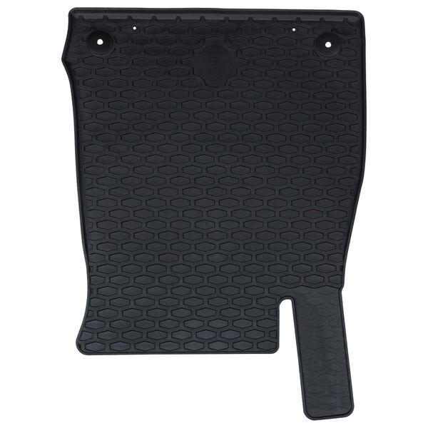 vidaXL Alfombrilla de Coche 4 pcs Negro Goma