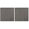 vidaXL Paneles de pared 2 uds. 60,5 x 60 cm Gris