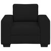 vidaXL Sill&oacute;n de tela negro 100x77x82 cm