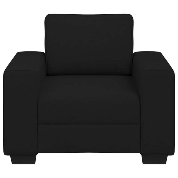 vidaXL Sill&oacute;n de tela negro 100x77x82 cm