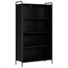 vidaXL Librer&iacute;a 55,5 x 33 x 174 cm Madera de ingenier&iacute;a Roble Negro