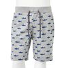 Pantalones cortos infantiles con cordón gris melange 104