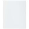 vidaXL Estante estanter&iacute;a 8uds contrachapada blanco brillo 40x50x1,5cm