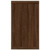 vidaXL Estante cúbico de pared 2 uds madera roble marrón 80x15x26,5 cm