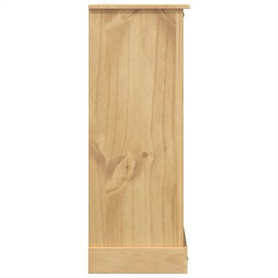 vidaXL Cómoda cajonera Corona madera maciza de pino 80x43x114 cm