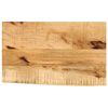 vidaXL Tablero de mesa borde natural madera maciza mango 60x40x3,8 cm